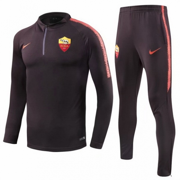 Giacca AS Roma 2018/19 Arancione Nero