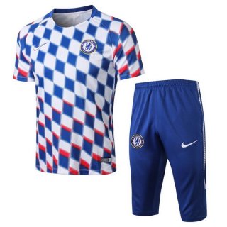 Maglia Formazione Chelsea Set Completo 2018/19 Blu Bianco