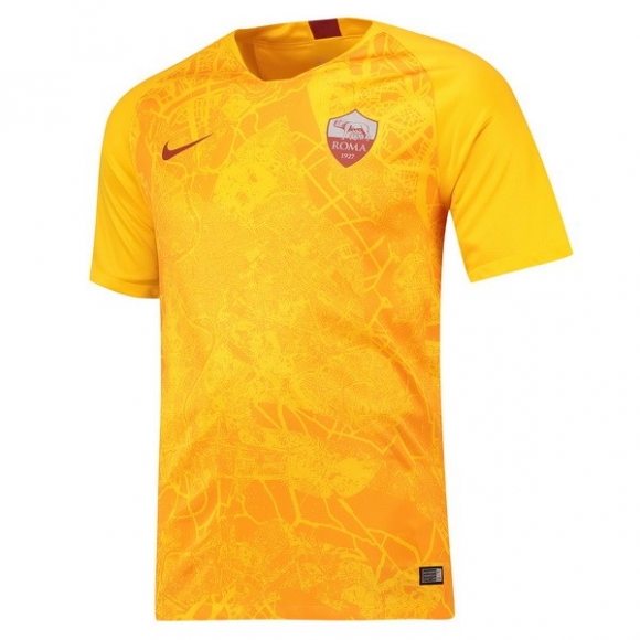 Maglia As Roma Terza 2018/19 Giallo