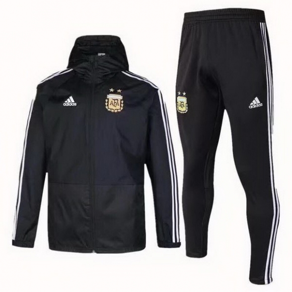 Giacca a vento Argentina Set Completo 2018/19 Nero