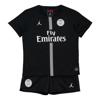 Maglia Paris Saint Germain Terza Home Bambino 2018/19 Nero