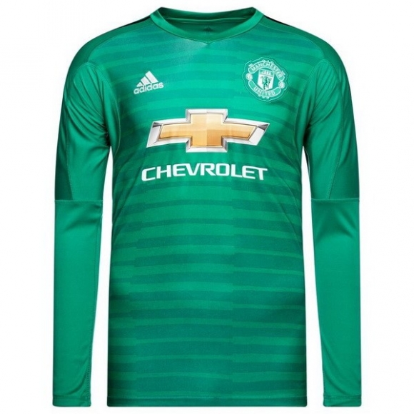 Maglia Manchester United Manga Larga Portiere 2018/19 Verde