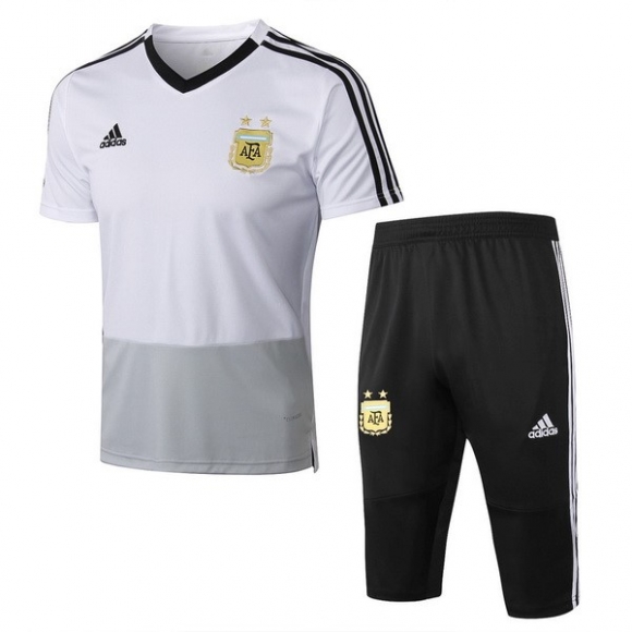 Maglia Formazione Argentina Set Completo 2018 Bianco