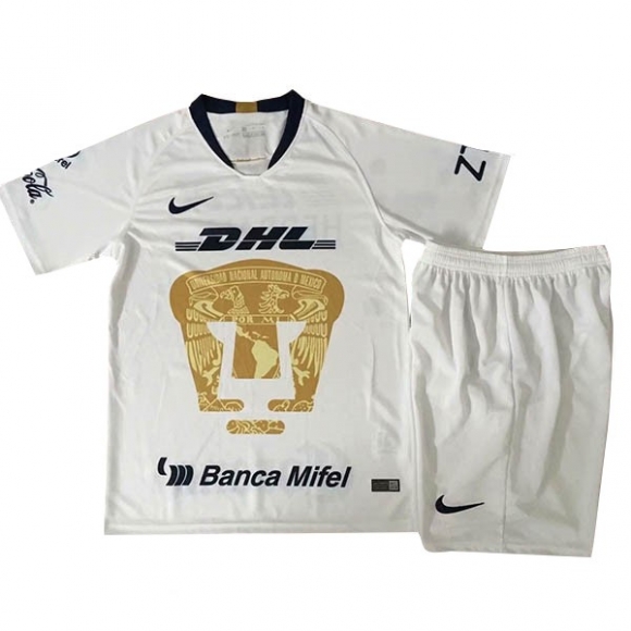 Maglia UNAM Pumas Home Bambino 2018/19 Bianco