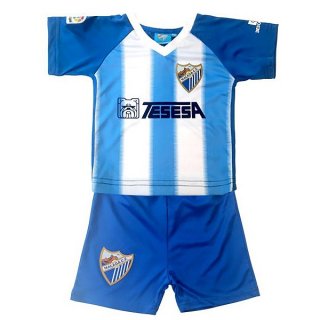 Maglia Málaga Home Bambino 2018/19 Blu Bianco