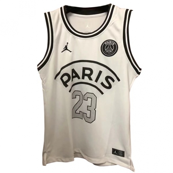 Maglia Paris Saint Germain NO.23 Sin Mangas 2018/19 Bianco