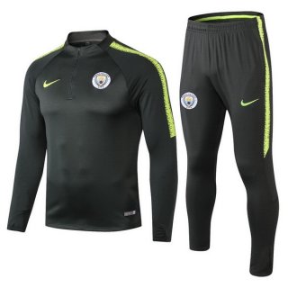 Giacca Manchester City 2018/19 Verde Nero