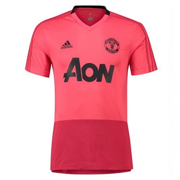 Maglia Formazione Manchester United 2018/19 Rosa