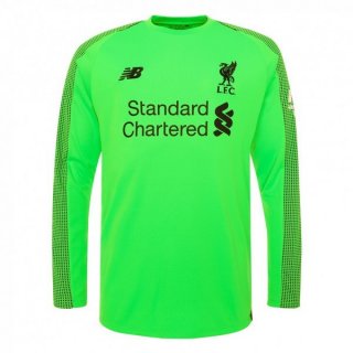 Maglia Liverpool Away Manga Larga Portiere 2018/19 Verde