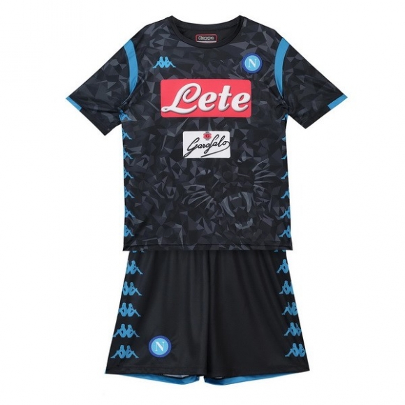 Maglia Napoli Away Bambino 2018/19 Nero