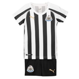 Maglia Newcastle United Home Bambino 2018/19 Bianco Nero