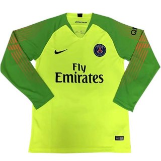 Maglia Paris Saint Germain Manga Larga Portiere 2018/19 Verde