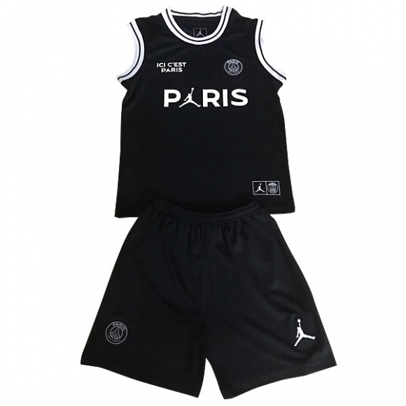 Maglia Paris Saint Germain Set De Sin Mangas Bambino 2018/19 Nero