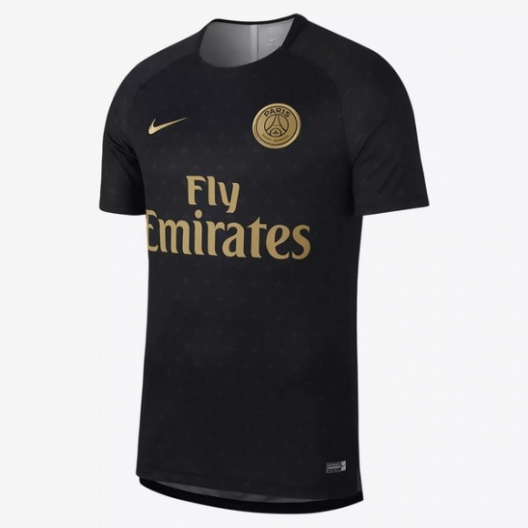 Maglia Formazione Paris Saint Germain 2018/19 Nero Oro
