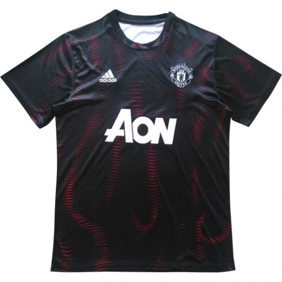 Maglia Formazione Manchester United 2018/19 Nero Rosso