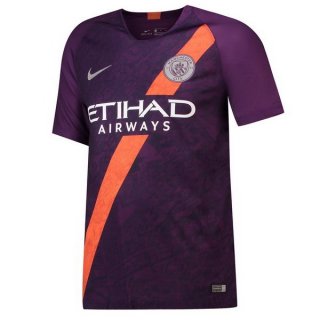 Thailandia Maglia Manchester City Terza 2018/19 Porpora