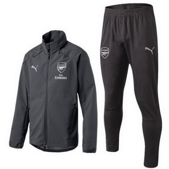 Felpa A Vento Arsenal 2018/19 Grigio