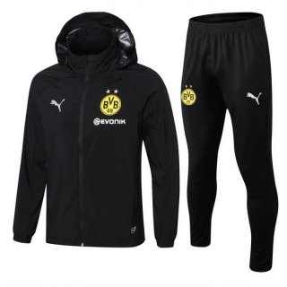 Felpa A Vento Set Completo Borussia Dortmund 2018/19 Nero