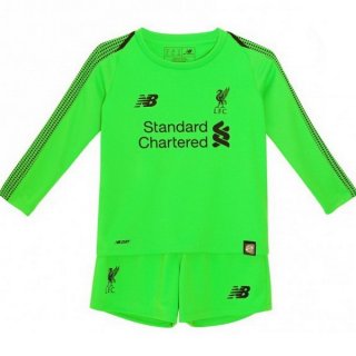 New Balance Away Portiere Ml Set De Bambino Liverpool 2018/19 Verde