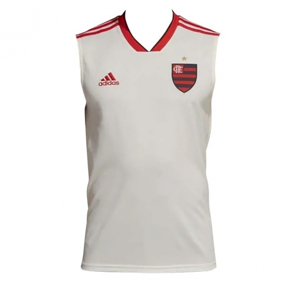 Maglie Sin Mangas Flamengo 2018/19 Bianco