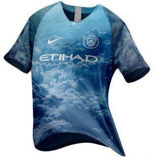 Ea Sport Maglie Manchester City 2018/19 Blu