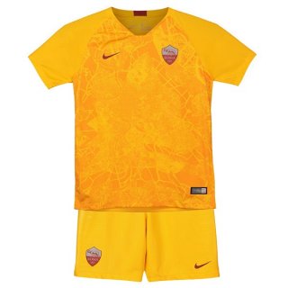 Maglie As Roma Terza Bambino 2018/19 Giallo