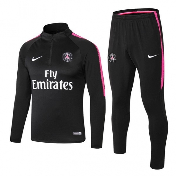 Felpa Bambino Paris Saint Germain 2018/19 Nero Rosa Bianco