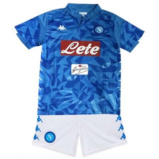 Maglie Napoli Home Bambino 2018/19 Blu Bianco