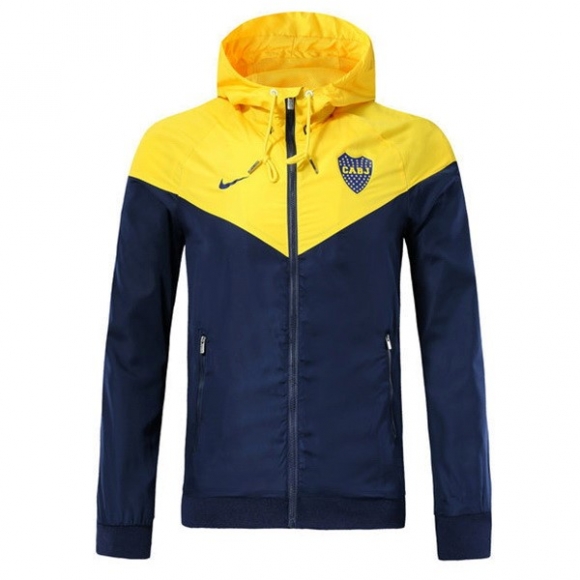 Felpa A Vento Boca Juniors 2018/19 Blu Giallo