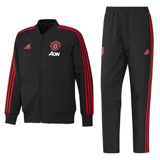 Felpa Manchester United 2018/19 Nero Rosso