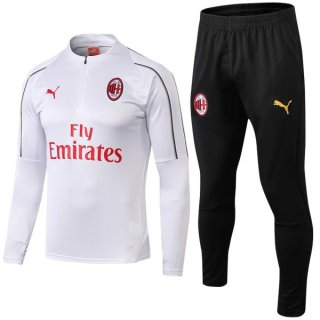 Felpa AC Milan 2018/19 Bianco Nero