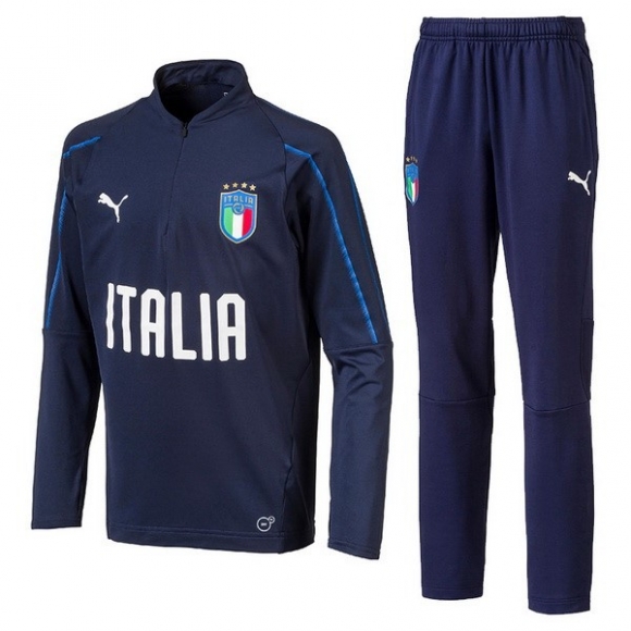 Felpa Italia 2018 Blu Navy