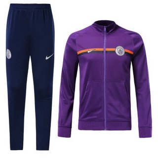 Felpa Manchester City 2018/19 Porpora Blu
