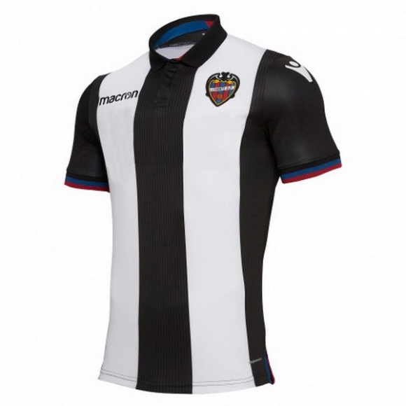 Macron Away Maglie Levante 2018/19 Nero Bianco