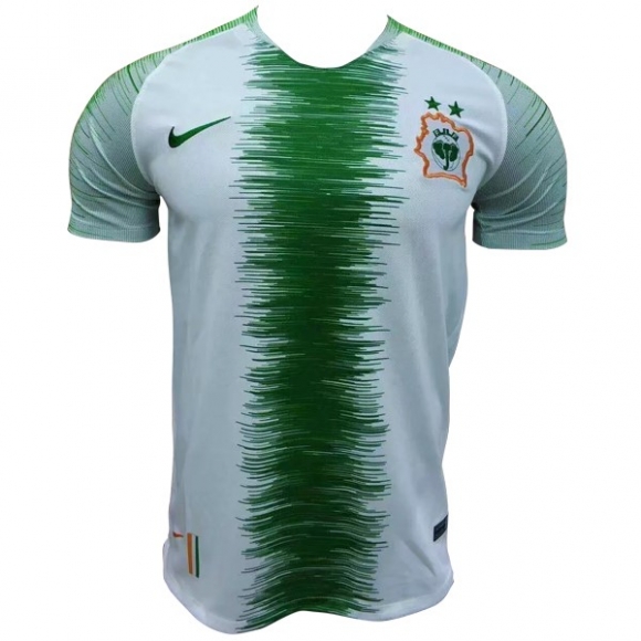 Maglie Formazione Costa D'Avorio 2018 Bianco Verde