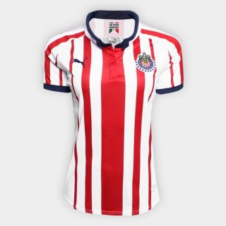 Maglie Guadalajara Home Donna 2018/19 Rosso Bianco