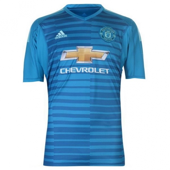 Maglie Portiere Manchester United 2018/19 Blu