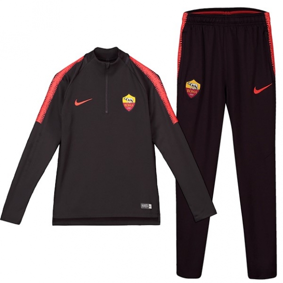 Felpa As Roma 2018/19 Nero