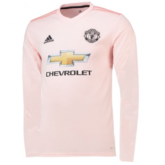 Maglie Manchester United Away Ml 2018/19 Rosa