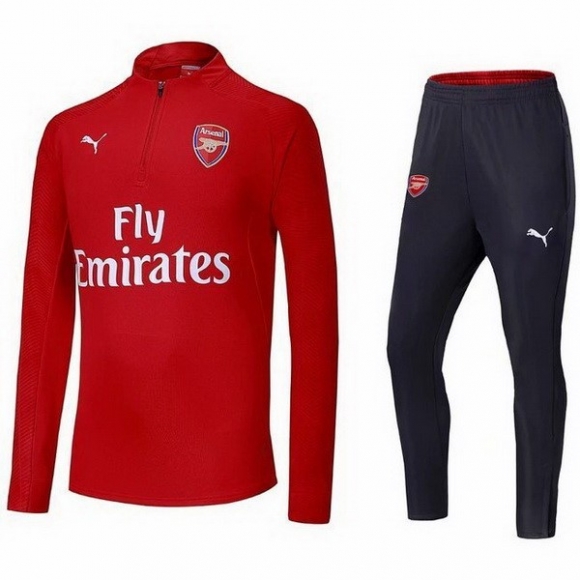 Felpa Arsenal 2018/19 Rosso Grigio