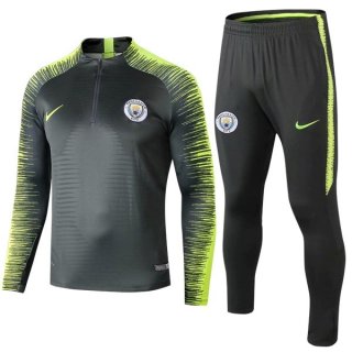 Felpa Manchester City 2018/19 Verde Fluorescente