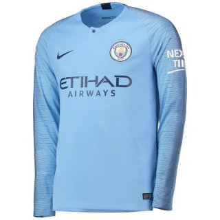 Maglie Manchester City Home Ml 2018/19 Blu