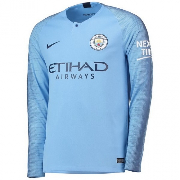 Maglie Manchester City Home Ml 2018/19 Blu