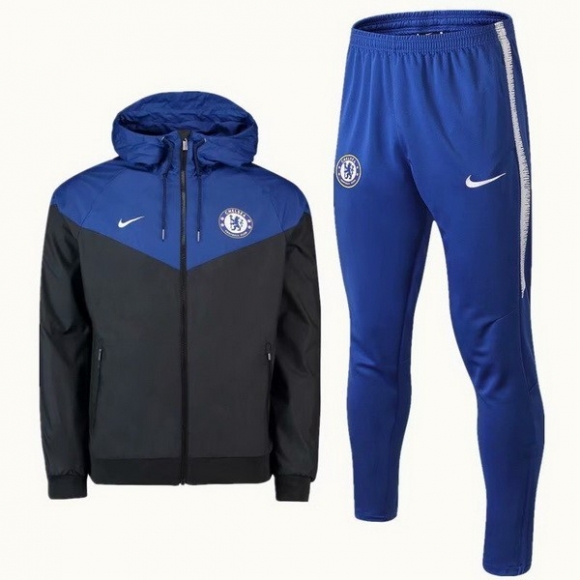 Felpa A Vento Chelsea 2018/19 Blu