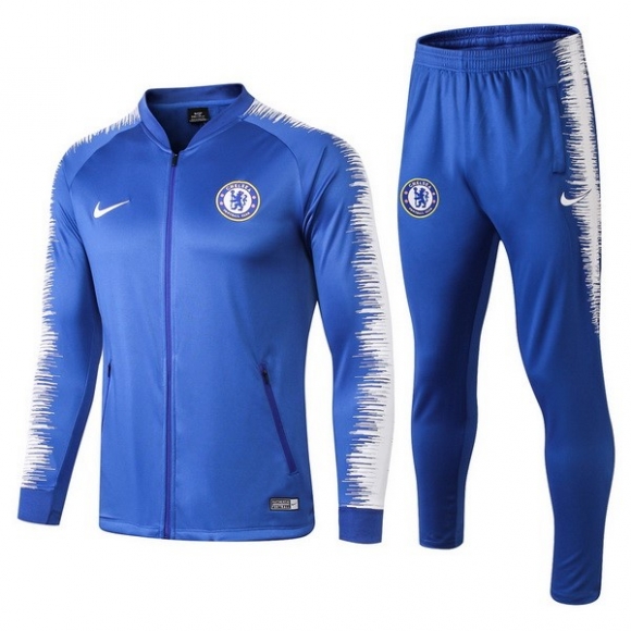 Felpa Bambino Chelsea 2018/19 Bianco Blu Luce