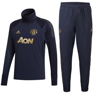 Felpa Bambino Manchester United 2018/19 Blu Oro