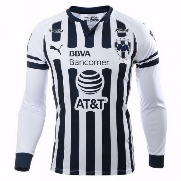 Maglie Monterrey Home Ml 2018/19 Nero Bianco