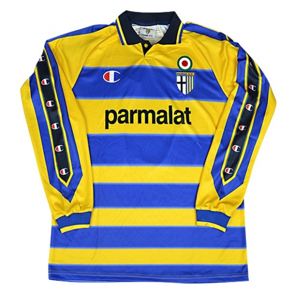 Maglie Parma Home Ml 1999 2000 Blu Giallo