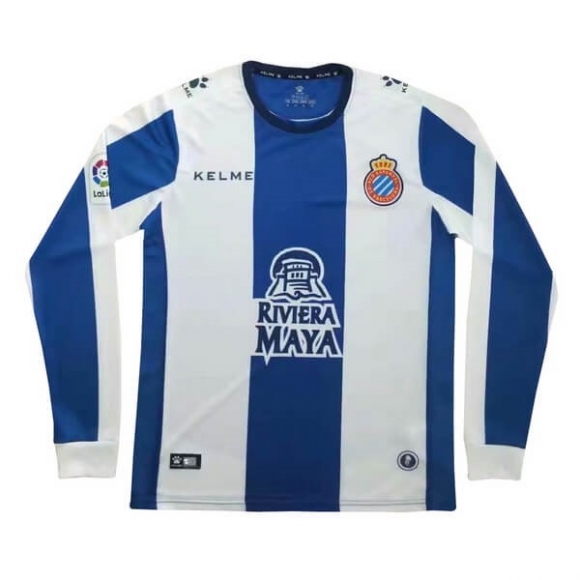 Maglia Espanyol Home ML 2018/19 Blu
