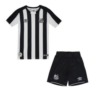 Maglia Santos Home Bambino 2019/20 Bianco Nero